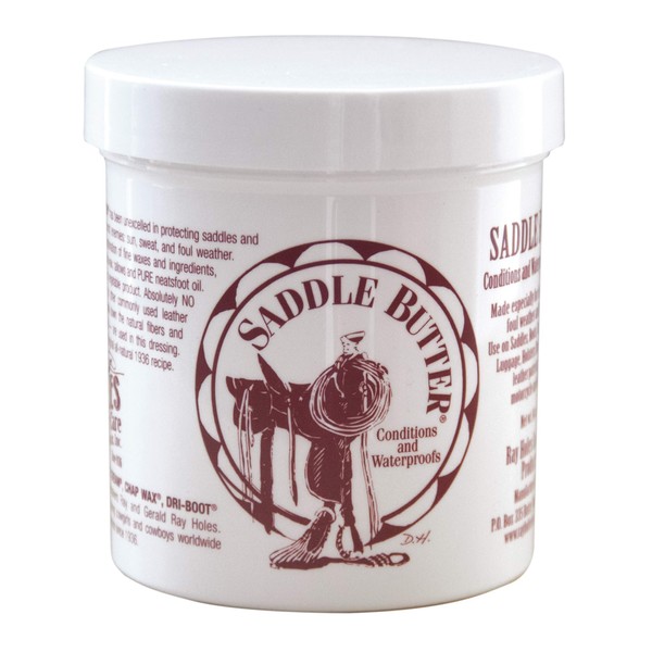 Ray Holes Saddle Butter, Ideal For Use on Saddles, Boots, Chaps, Gun Scabbards, Luggage, Holsters, Bridles and Tooled Leather And More, Pint Size