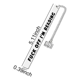 Fun Bookmarks Male and Female Bookmarks Booklovers Fun Gifts for Friends Valentine's Day Gifts for him She gave Adult Teen Boys Girls Book Accessories Book Readers Birthday Gifts