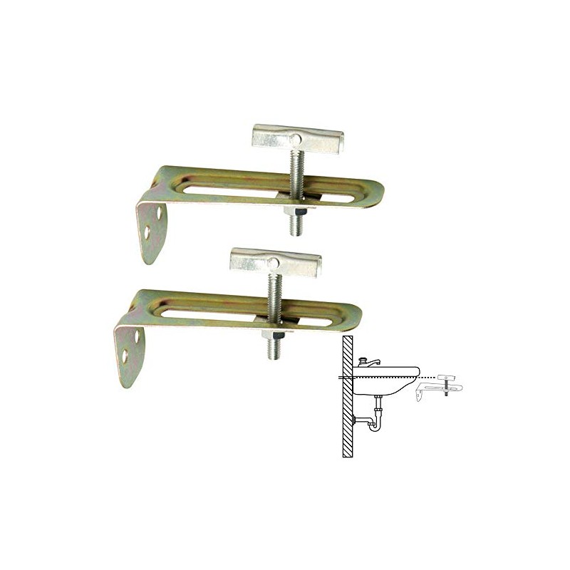 Wolfpack Linea Profesional 4041600 Juego Escuadras Sanitario Soporte Lavabo 10