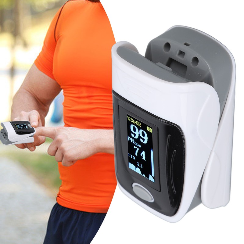 Fingertip Pulse Oximeter Clear Display Small Portable Blood Oxygen Saturation