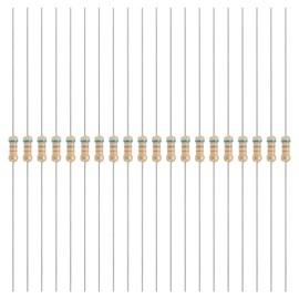 YOKIVE 200 Pcs 1/4W (0.25 Watts) 68k Ohm 5% Carbon Film Resistor, Carbon Film Single Fixed Resistor | Great for DIY Electronic Devices, Circuit Boards, Sensors