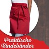 ZOLLNER Bistro Apron - Robust and Durable Front Pin in