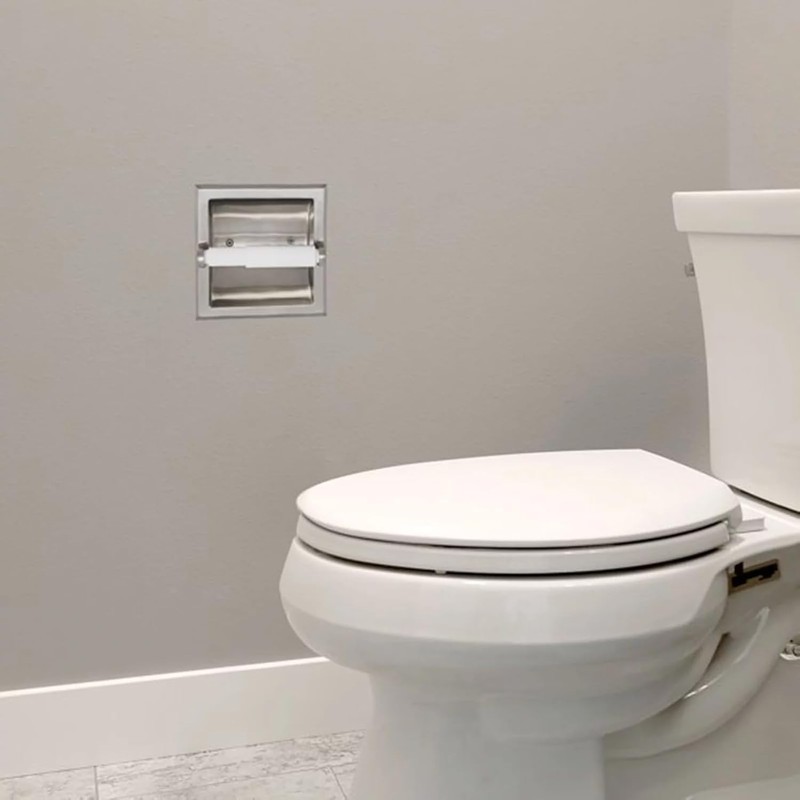White Toilet Paper Holder, Toilet Paper Holder Roller Spindle Replacement