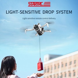 Drone Drop Release Airdrop Device for DJI Mini 4 Pro, Delivery Device Wedding Drone Bait Release