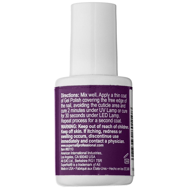 Supernail Gel Polish for Nails, Plum Potion Shimmer, 0.5 Fluid