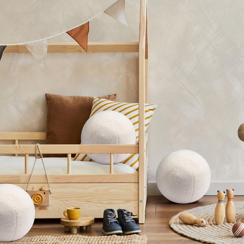 Suzile 3 Pcs Round Ball Pillows Decorative Throw Pillows 13.8