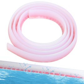 Shower Threshold Water Guard Dam Bottom Seal for Bathroom and Kitchen Glass Shower Door Strip Dry and Wet Separation Caulk Seal Edge Tape