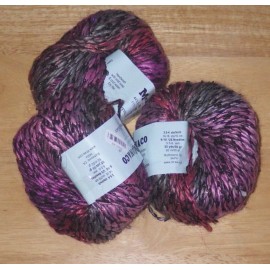 Crystal Palace 3 Skeins, Crystal Palace Monaco Yarn, 50g, 55 yds, Read Description #406 Bouquet