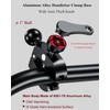 BRCOVAN Anti-Theft Aluminum Alloy Handlebar Clamp Mount Base with 1''
