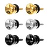 Bewudy Pack of 6 Guitar Strap Buttons, Guitar Strap Holding