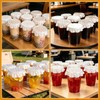 Leak Proof Paper Cup Liners - 500 Sheets Round Disposable