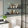 DINZI LVJ Long Wall Shelves, 39.4Inch Wall Mounted Shelves Set