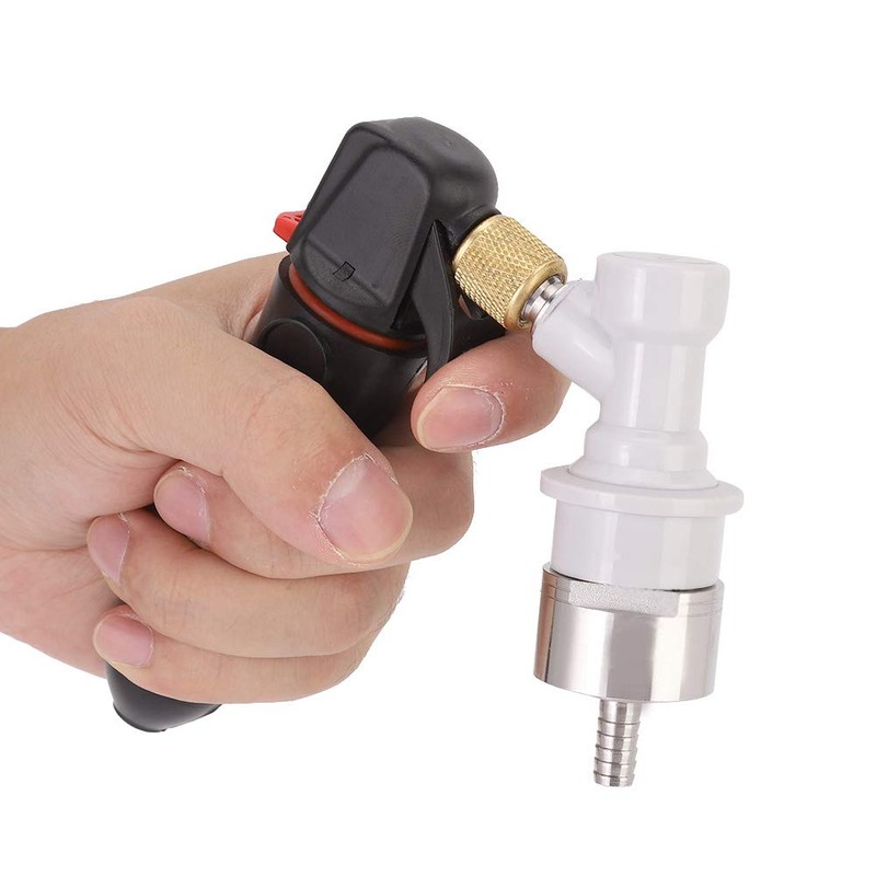 QANYEGN Hand Held Pressurizer, Pressurizer Keg Kit, Includes Carbonated Lid,