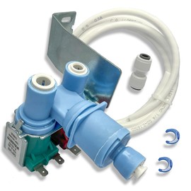 Upgraded W10408179 2304757 2205762 Refrigerator Water Inlet Valve Compatible with Whirlpool Kenmore KitchenAid Maytag IKEA,Replacement For IMV708 W10408179VP 2188746 2186486 2315534 4389177 2188708