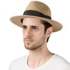 Lanzom Summer Beach Sun Hats for Men Women Foldable Floppy