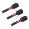 Sealey 3pc 25mm Hex 3mm Impact Power Tool Bit Set
