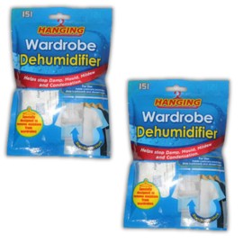 SOTL® X2 Hanging Wardrobe Dehumidifier Moisture Absorber For Closet, Prevents Mold & Mildew, Eliminates Odors, Fresh Scent