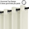 XWZO Cream Sheer Curtains 84 inches Long, Voile Light Filtering