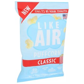 Like Air  Classic Baked Puffcorn Butter Salt Snacks  4 Oz
