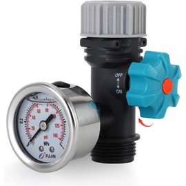 CYTGOUPER Pressure Regulator Water Pressure Regulator Pressure Regulator Water 3/4 Inch Water Pressure Regulator with Pressure Gauge