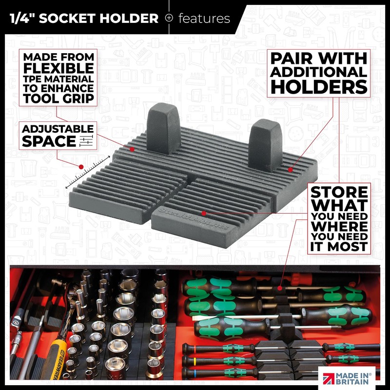 StealthMounts Drawer Hive ¼ Socket Holder – 10 Pack |