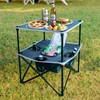 ARMOR CASTLE Folding Beach Table, Camping Table for Sand with