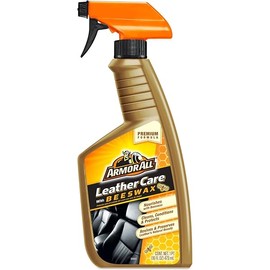 Armor All Car Leather Cleaner Spray, Beeswax Leather Care Spray for Cars, Trucks, Motorcycles, 16 Oz Each