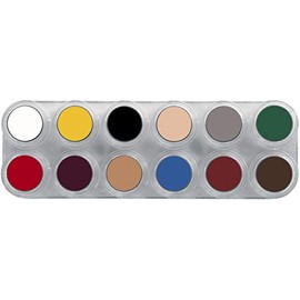 Grimas Creme Make-Up Theatre Make-Up 12 Colours Palette