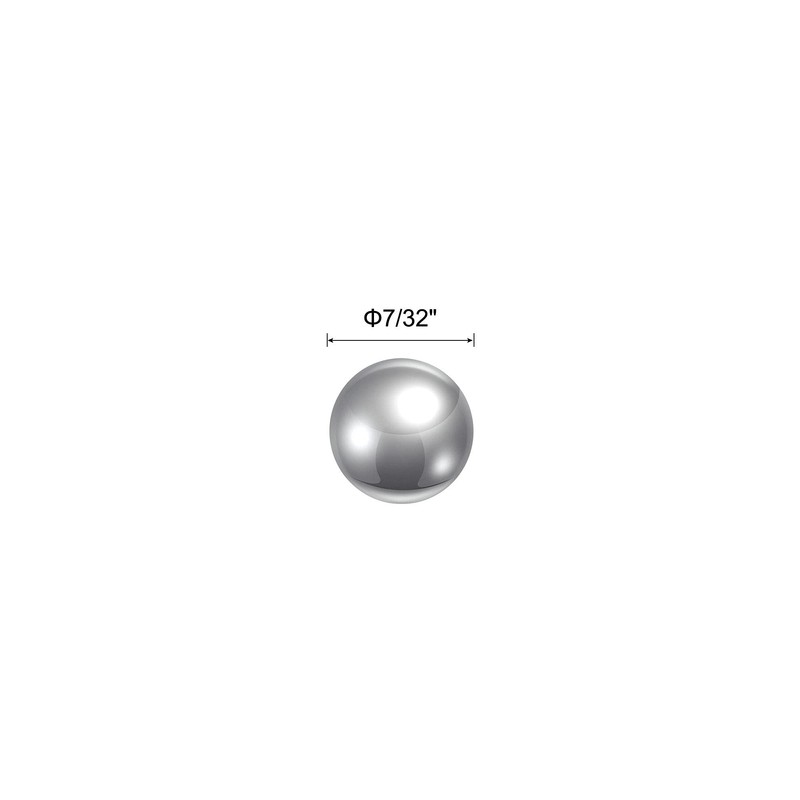sourcing map 25pcs 7/32" 420 Stainless Steel Bearing Balls G100