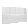 TV Remote Control Holder Wall Mount Acrylic Clear Media Organizer