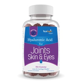 Hyalogic Hyaluronic Acid Gummies Mixed Berry Flavor HA Gummies – Gluten-Free Gummy Vitamins for Adults - HA Supplement for Skin & Eyes (30 Count)