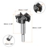 sourcing map Forstner Drill Bit 45mm (1-3/4") Tungsten Carbide 3