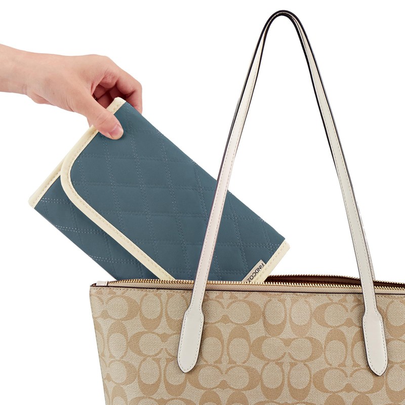 FINDCOZY Jewelry Travel Organizer, Foldable Jewelry Case for Necklaces, Earrings,