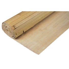 amaZulu Inc. Natural Bamboo Paneling - Flexible Wall Cladding Panels for Living Room Decor, Ceiling Tiles, and Outdoor Kitchens - Renewable Resource, Home Decor, 32 sq ft Coverage, 4’x8’, Natural