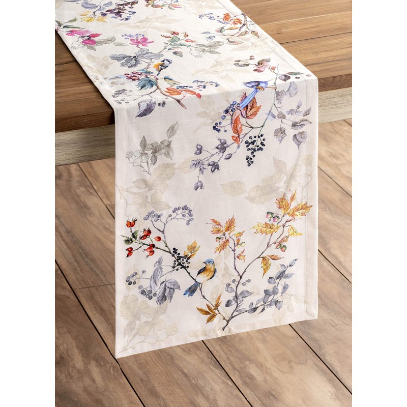 Maison d' Hermine Equinoxe - Beige 100% Cotton Table Runner