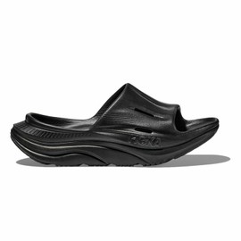 Hoka Unisex Ora Recovery Slide 3 Sandal, Black/Black, 5 US Men