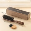 BESTOOL Hair Brush,Boar Bristle Hair Brush With Walnut Wood Handle