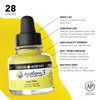 Daler-Rowney System3 Acrylic Ink Bottle Lemon Yellow 29.5ml - Versatile