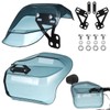 JECOMPRIS Motorcycle Handlebar Protection Hand Guard for Scooter with Windscreen