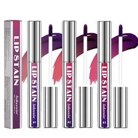 Dulele 3PCS Lip Liner Stain, Peel Off Lip Liner Tattoo, Natural Long Lasting Lip Stain Peel Off, Nude Pink Matte Finish Lip Gloss for All Skin Types