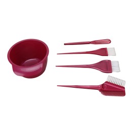 Hair Bleach Kit, Hair Dye Coloring Kit Non-Slip with Stirrer 5pcs Nylon Fiber Brushes And Mixing Bowl for Professional Dyeing And Styling