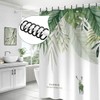Black Shower Curtain Hooks, 24pcs Plastic Shower Curtain Rings, C