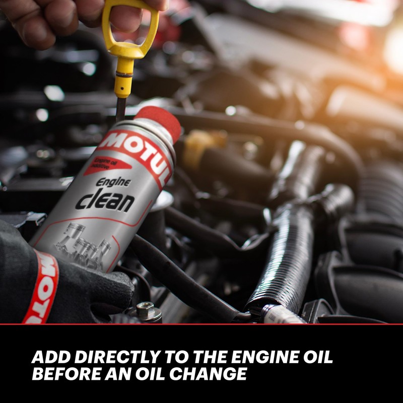 Motul Engine Clean | Oil Additive & Flush for Gasoline