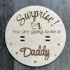 You are going to be Dad-Pregnancy announcement custom | Wood