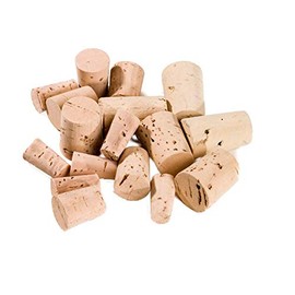 40 Pointed Cork Natural Cork 27 mm x 19 mm for Test Tubes/Bottle Top 20-22 mm