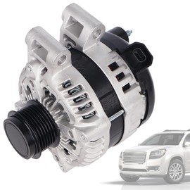 Alternator 12V 170A CW 6-Groove Pulley FIT 2009–2017 Chevy Traverse, 2007–2016 GMC Acadia, 2008–2017 Buick Enclave, 2007–2010 Saturn Outlook – Replace 25815839, 104210-6160, 11252N