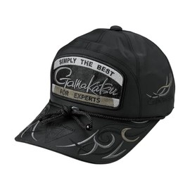 がまかつ(Gamakatsu) フィッシングキャップ(ワッペン) GM9112 ブラック×ブラック M