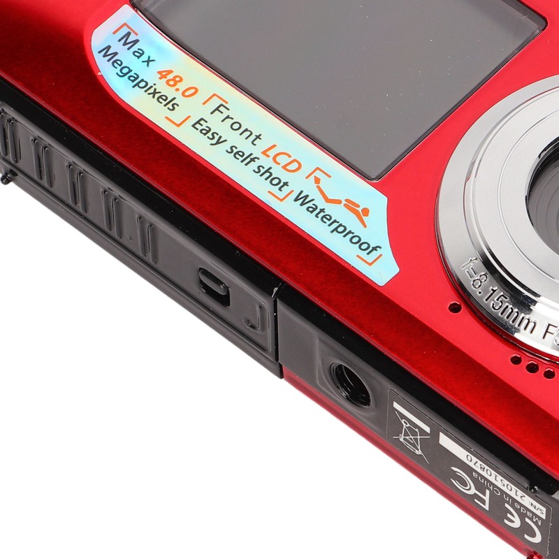Full HD 2.7K 48MP 10ft Waterproof Underwater Digital Camera 16X