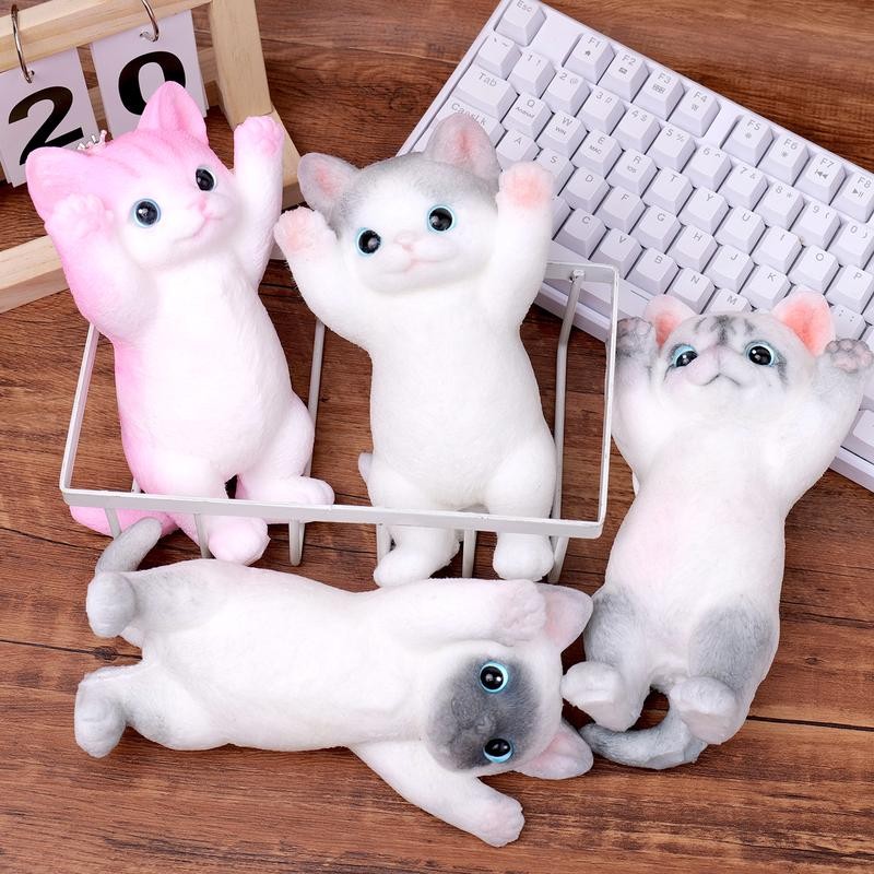 Large Squishy Cat Cute Taba Cat Squeeze Toy Simulation Cats