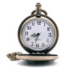 Ddjbdb Mens Pocket Watches with Fob Chain&Necklace Chain Pocket Watch